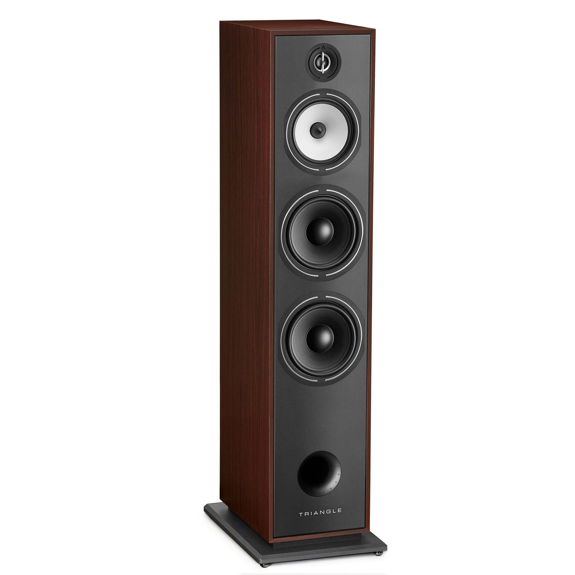 TRIANGLE HIFI Enceinte colonne Borea BR10 21 cm Haute-Fidélité Hi-Fi Home-Cinéma Paire Noyer